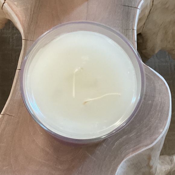 PartyLite GloLite Candle with Purple Skull Design - Picture 2 of 3